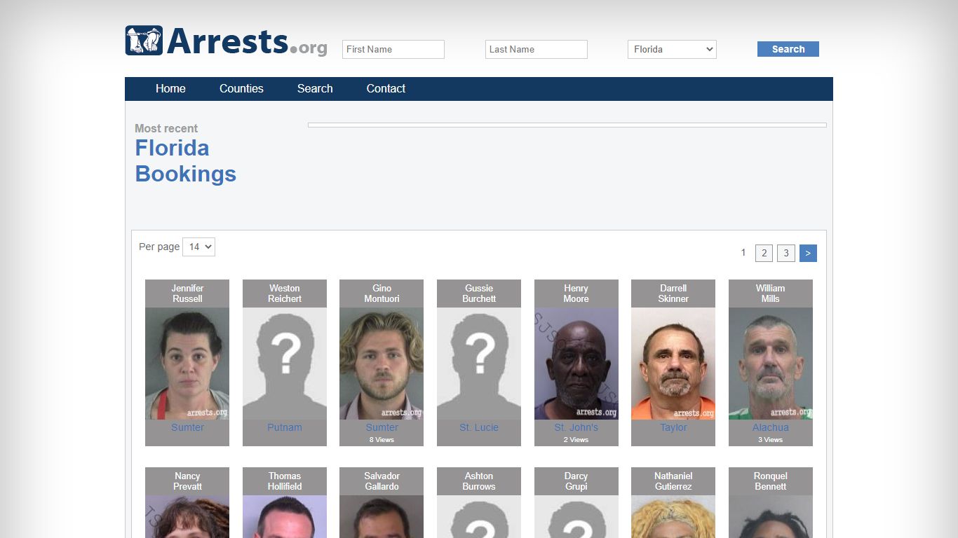 Florida Arrests and Inmate Search